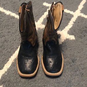 Black Roper toddler boots